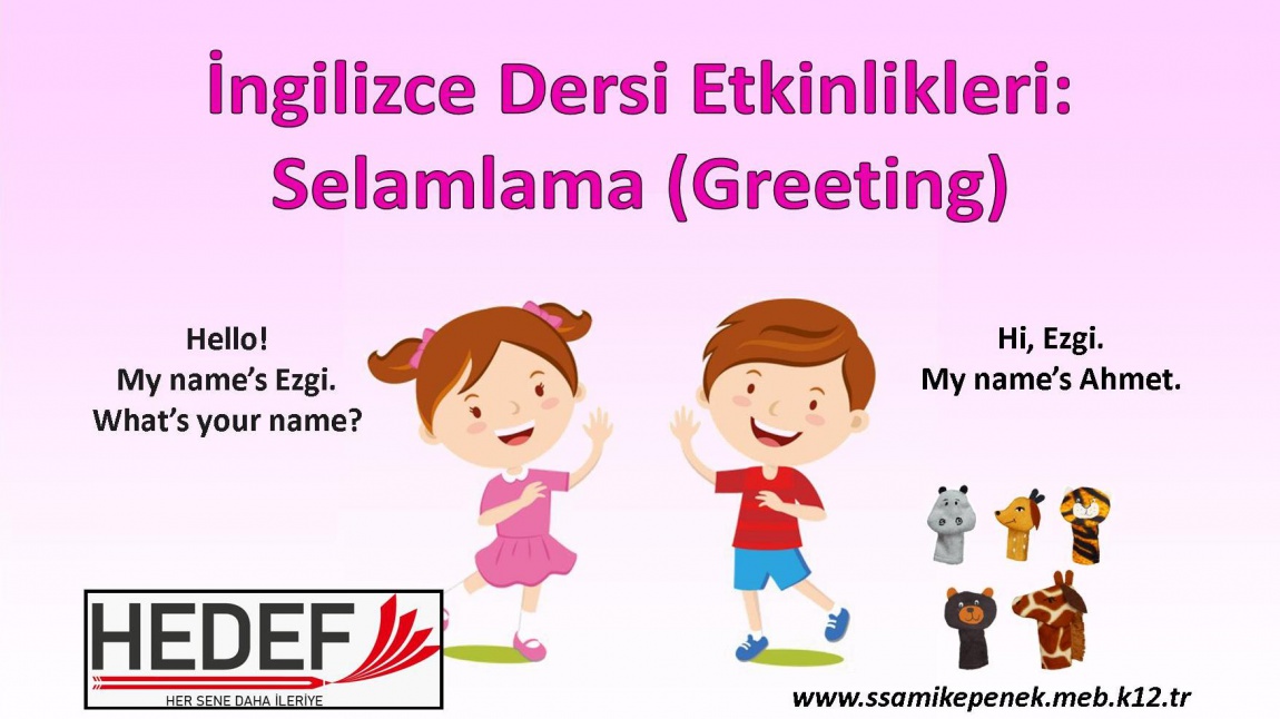 İngilizce Dersi Etkinlikleri: Selamlama (Greeting)